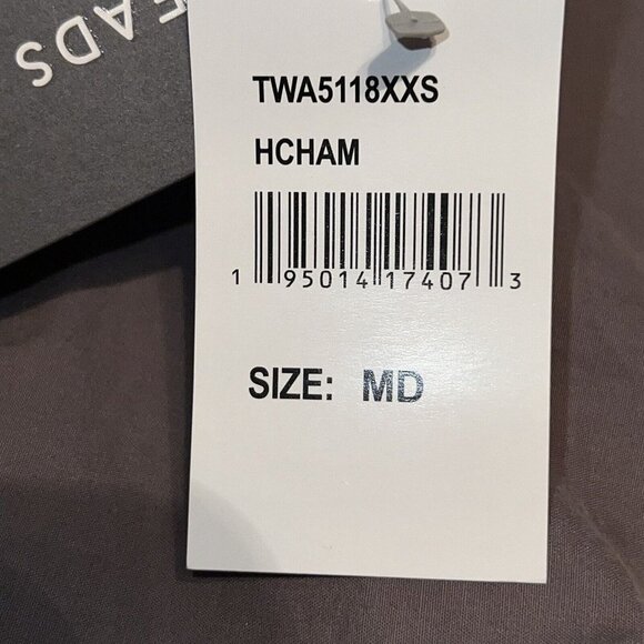 THREADS 4‎ THOUGHT KENSI RIB SPORTS BRA NAVY BLUE RACERBACK WOMEN MEDIUM NEW - Picture 9 of 10